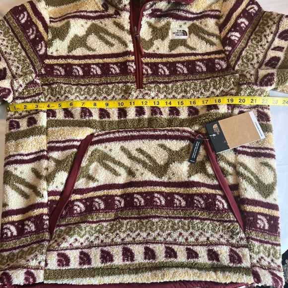 North Face Size M Fair Isle Fleece Campshire Hoodie Jacket Coat NWT $160 - Picture 6 of 12